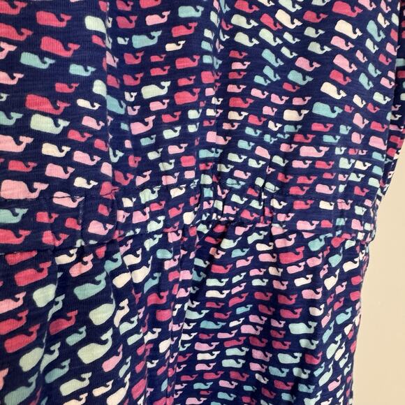Vineyard Vines for Target Girls Scoop Neck Romper Size XL School of Whales Blue - Picture 6 of 15